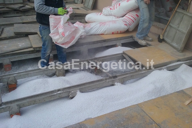 Isolare terrazzo con perlite Isolamento termico terrazzo calpestabile